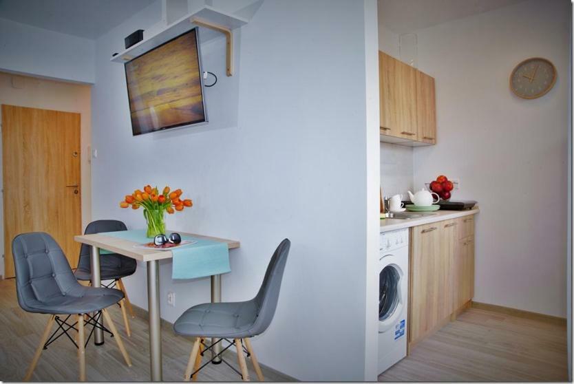 Appartamento Cozy Base Danzica Esterno foto